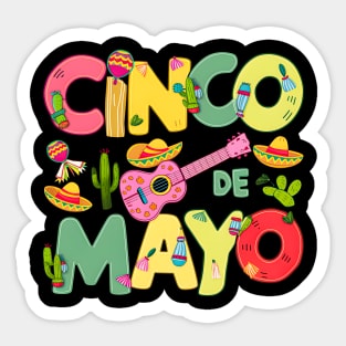 Cinco De Mayo Sticker